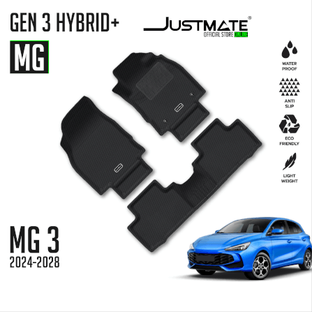 พรมปูพื้นรถยนต์ JUSTMATE MG 3 HYBRID 2024-2028_9